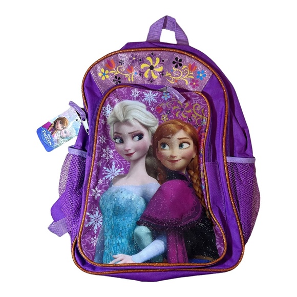 Disney Frozen Anna & Elsa Kids Backpack - Picture 1 of 2